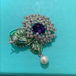 Garden party brooch